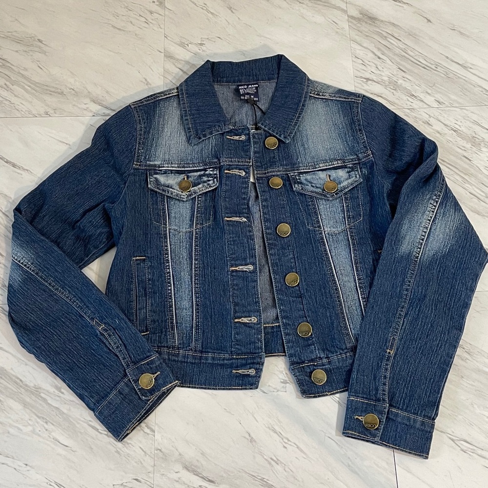 Cropped Jean Jacket - Picture 4 of 8